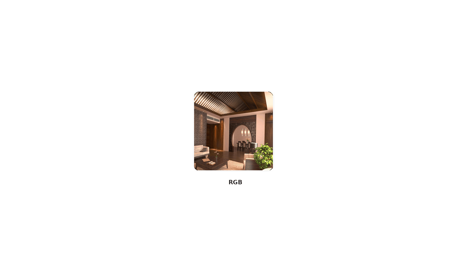 Forward rendering example - Scene 1